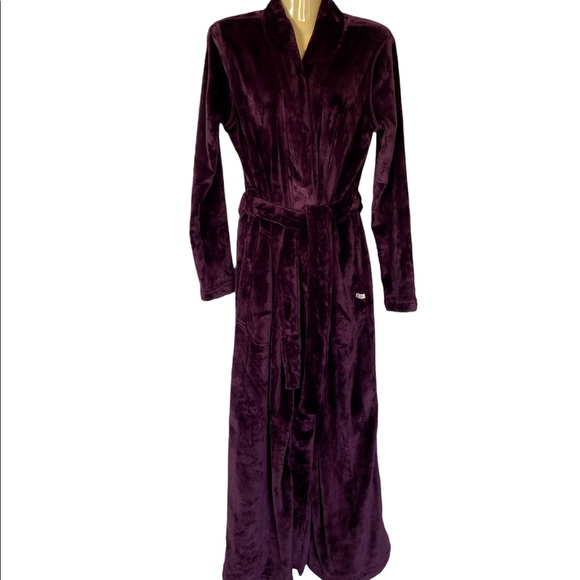 UGG Other - UGG Marlow Double Face Fleece Maxi Robe Dark Purple Port Size Small